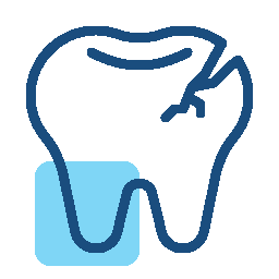 Broken teeth